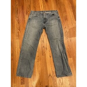 Levi's Men's 569 Blue Jeans Loose Straight Light Wash Modern Cotton Size 36x34